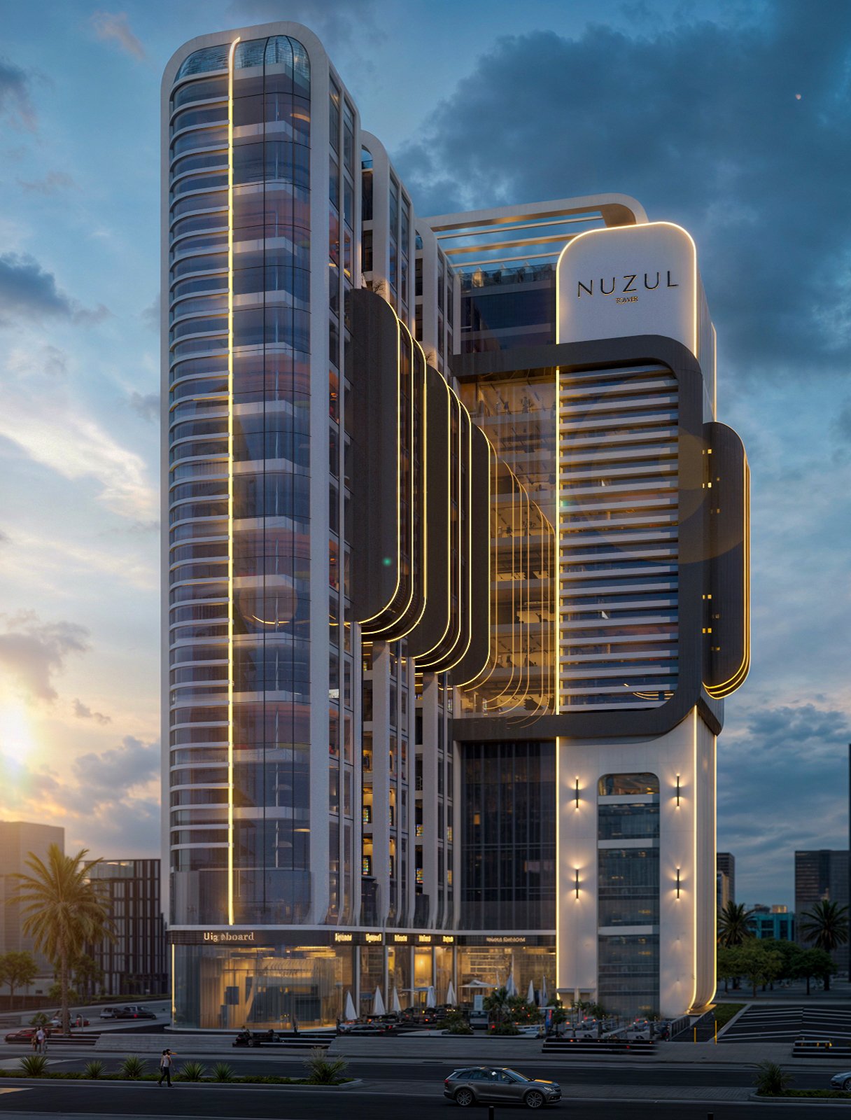 nuzul front view night shot 06